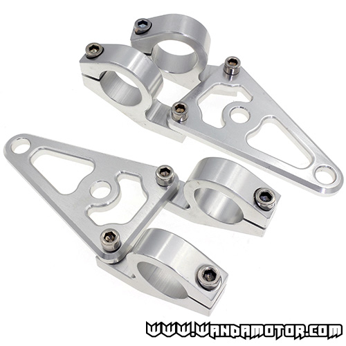 Headlamp fairing kit Monkey 26mm silver